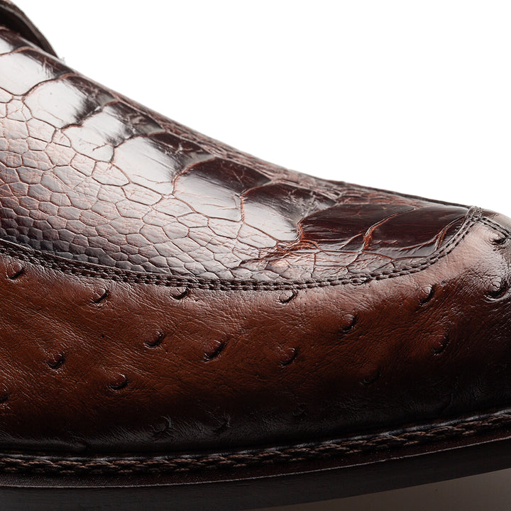 Ostrich Split toe Derby