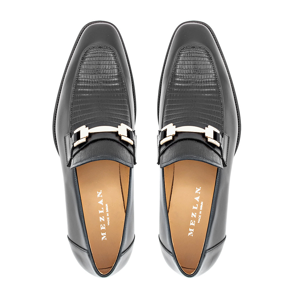 Lizard/Calf Ornament Slip On