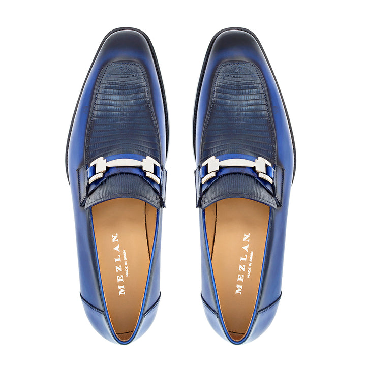 Lizard/Calf Ornament Slip On