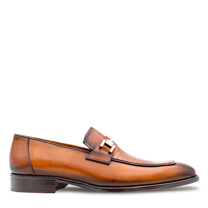Lizard/Calf Ornament Slip On