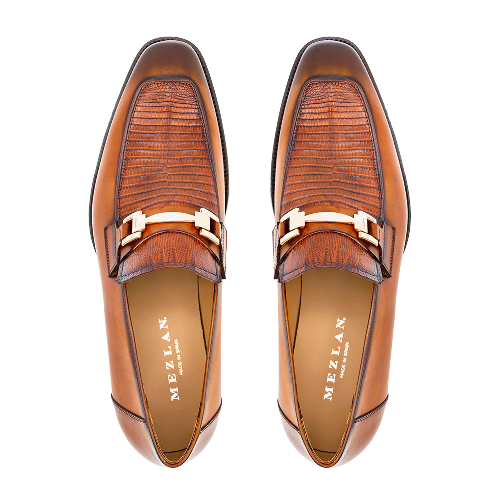 Lizard/Calf Ornament Slip On