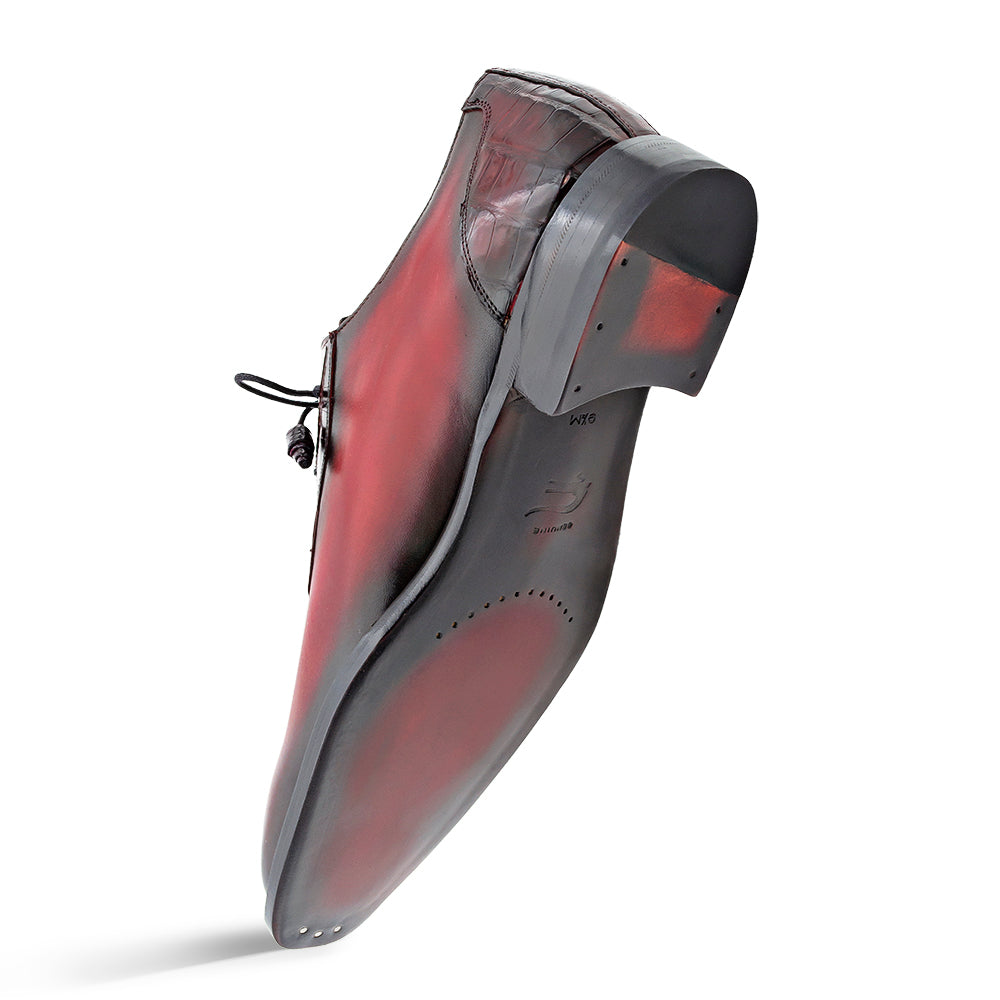 Patina Calf/Crocodile Oxford