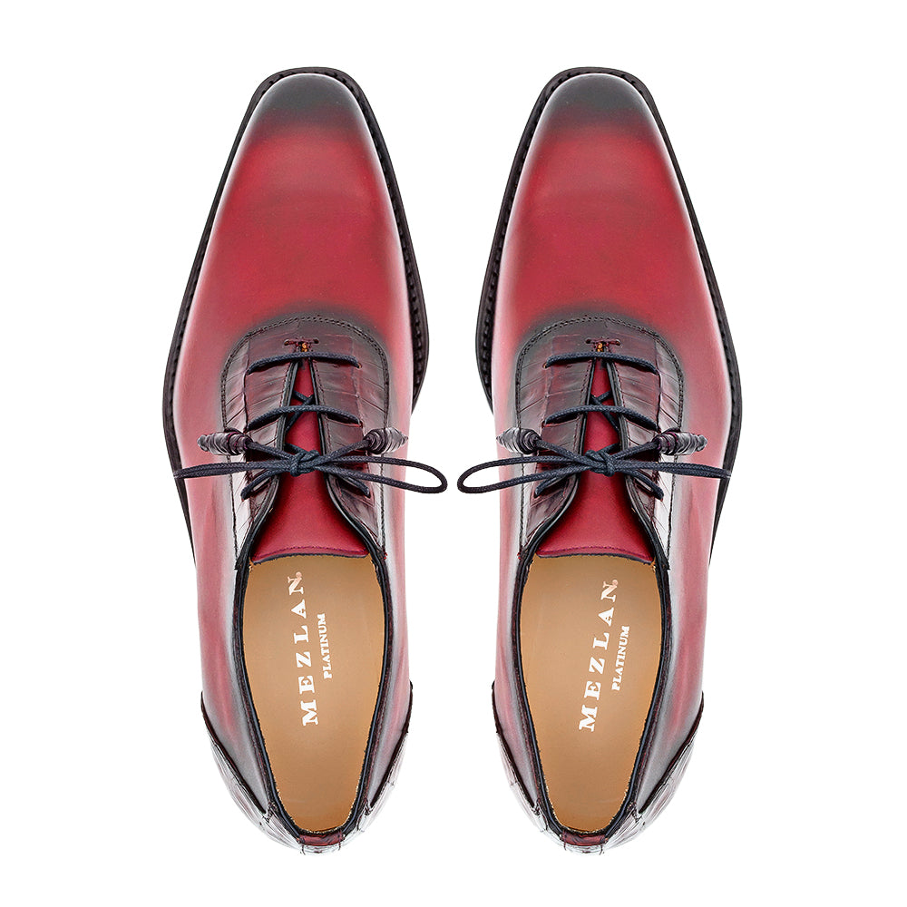 Patina Calf/Crocodile Oxford