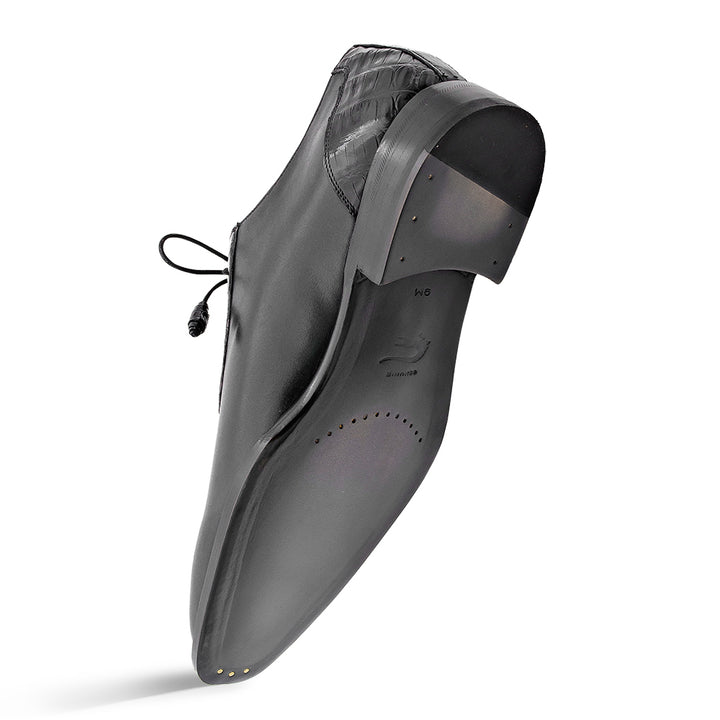 Patina Calf/Crocodile Oxford