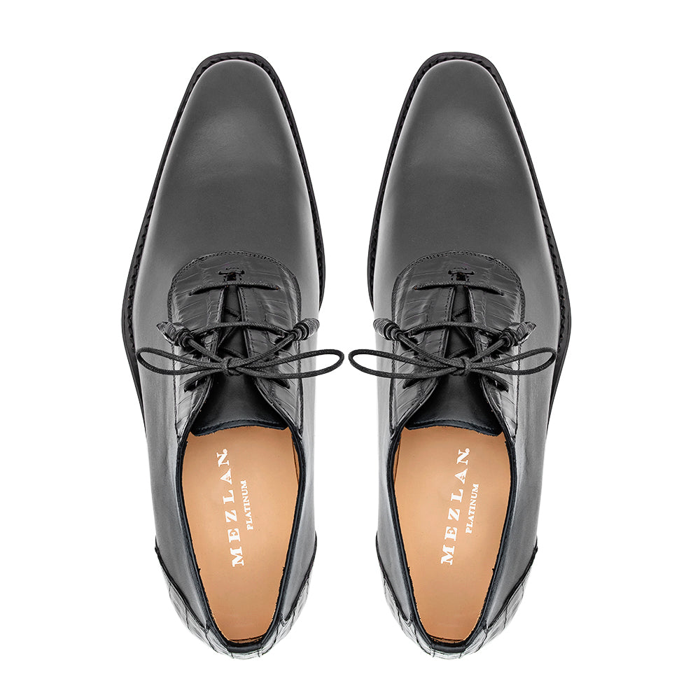 Patina Calf/Crocodile Oxford
