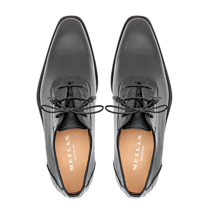 Patina Calf/Crocodile Oxford