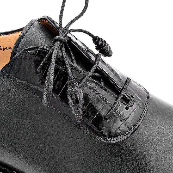 Patina Calf/Crocodile Oxford