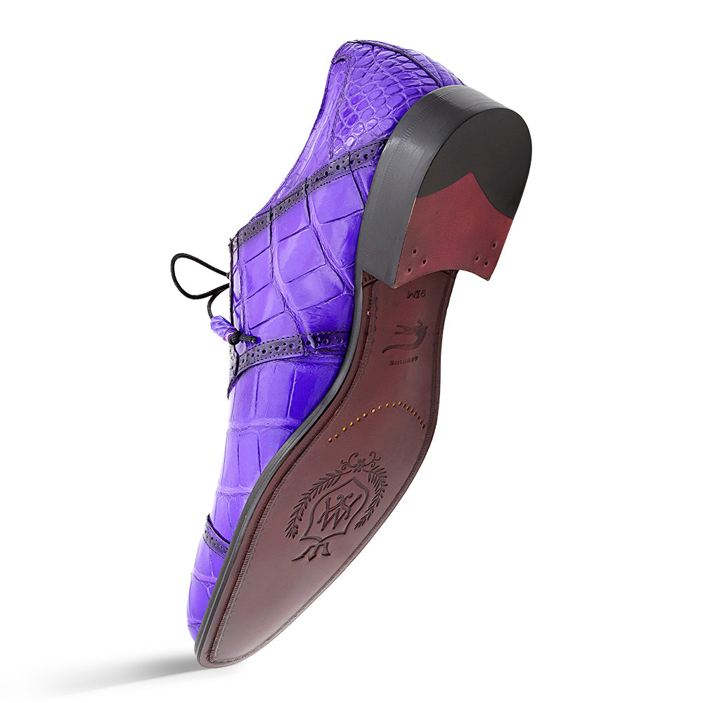 Alligator Cap Toe Lace Up
