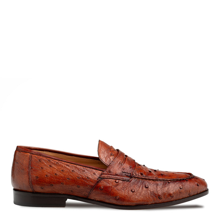Nogales Ostrich Penny Loafer