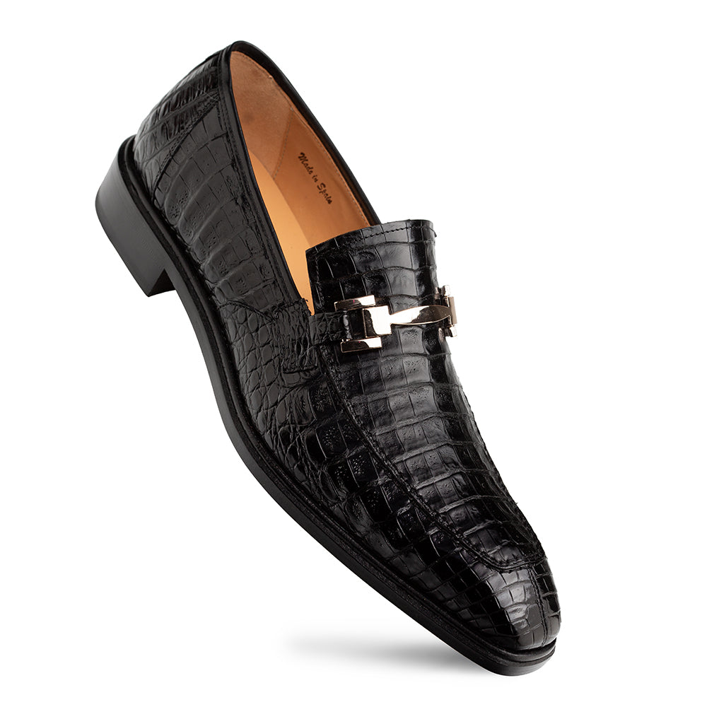 Rhodas Croc Ornament Slip On – Mezlan