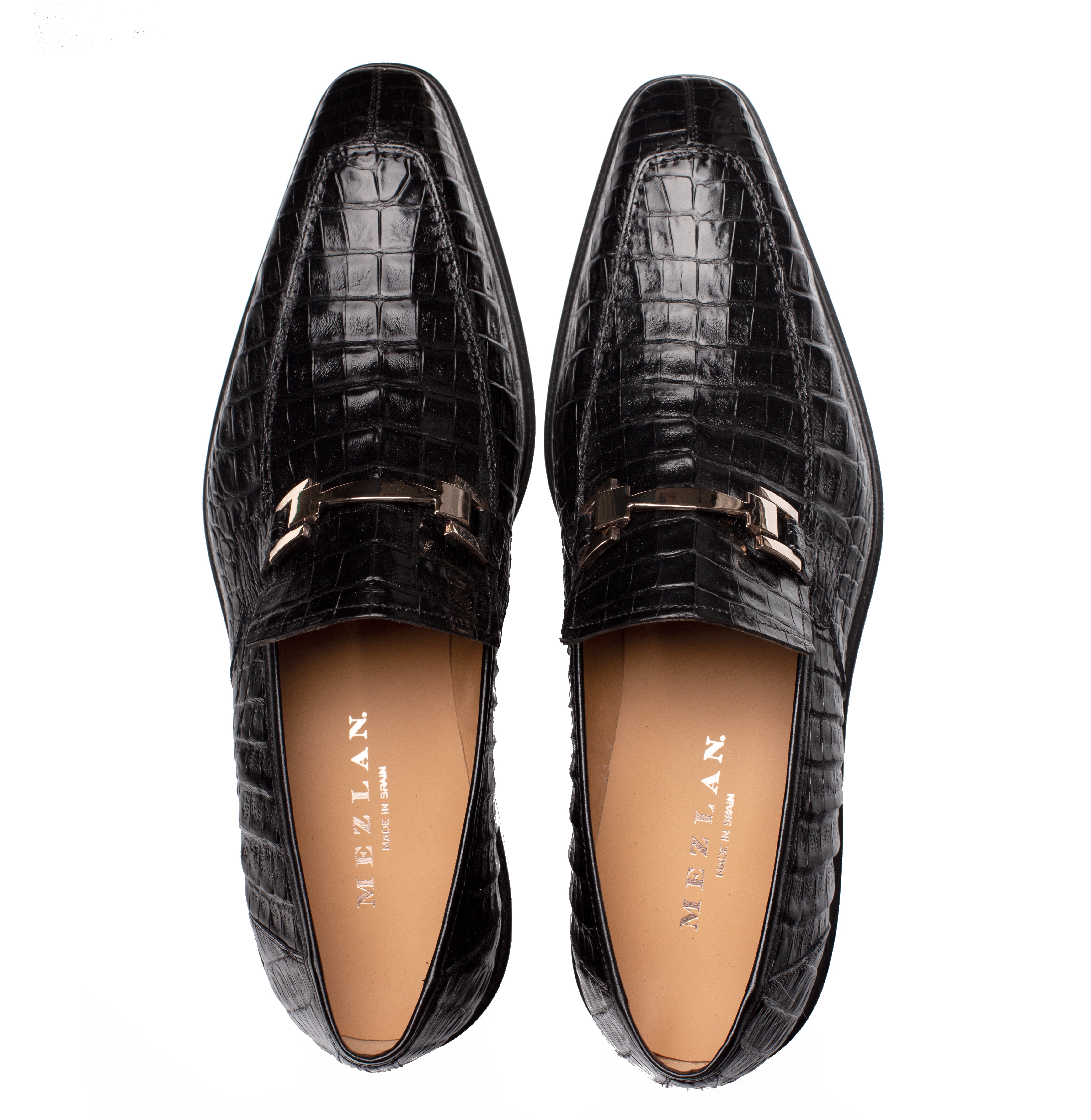 Rhodas Croc Ornament Slip On – Mezlan