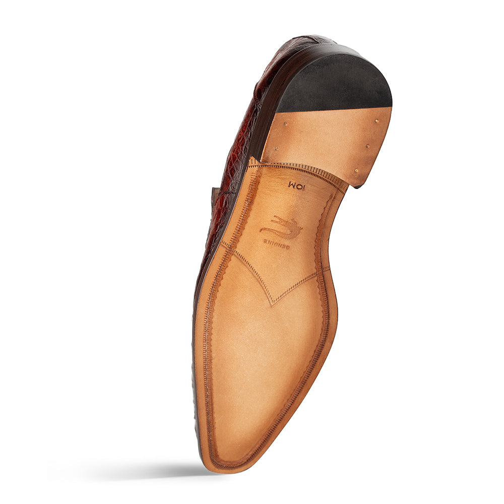 Rhodas Croc Ornament Slip On – Mezlan