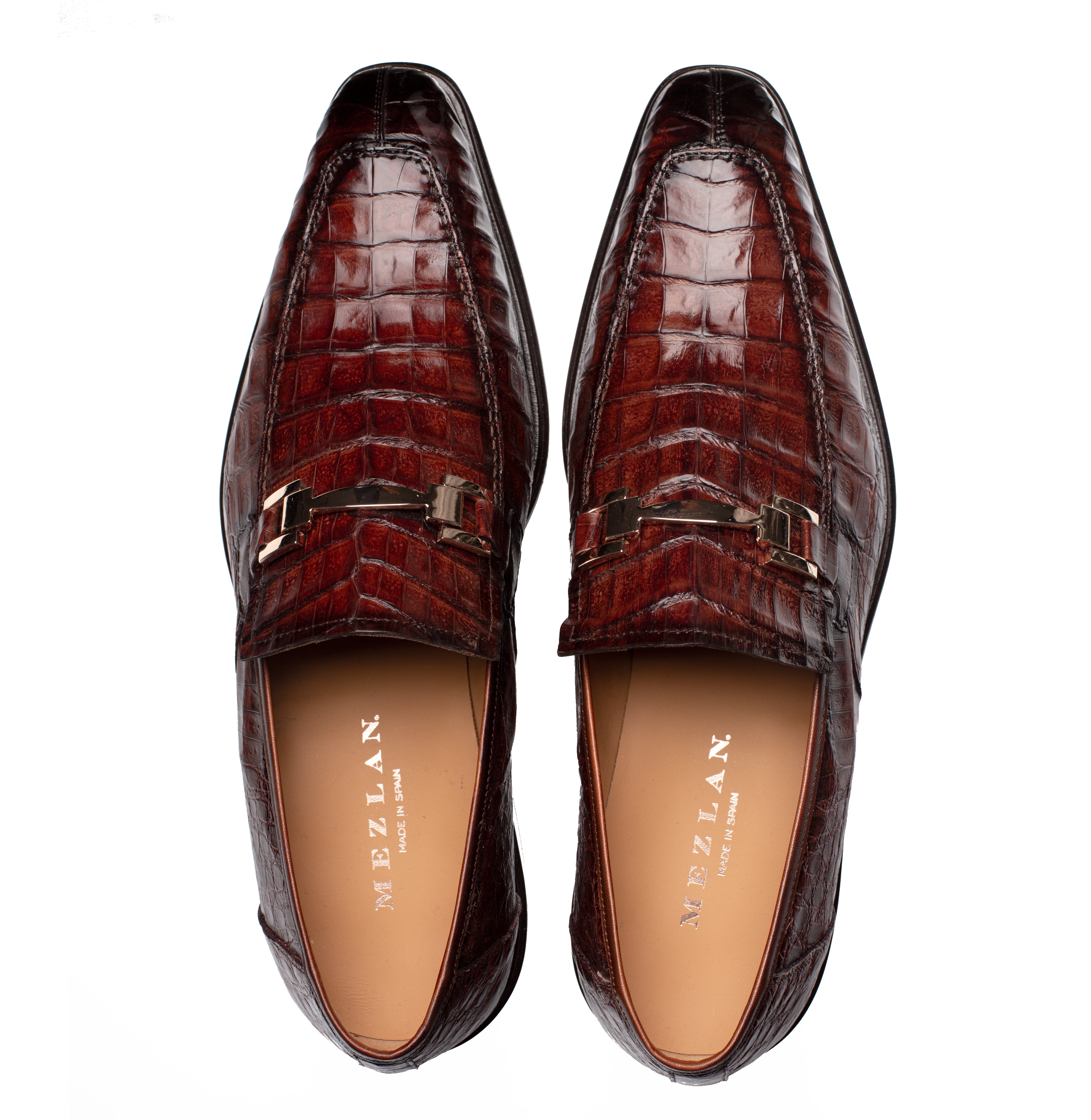 Rhodas Croc Ornament Slip On – Mezlan