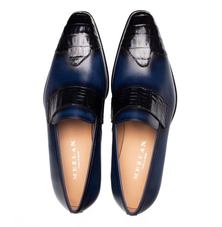 Croc/Patina Calf Loafer