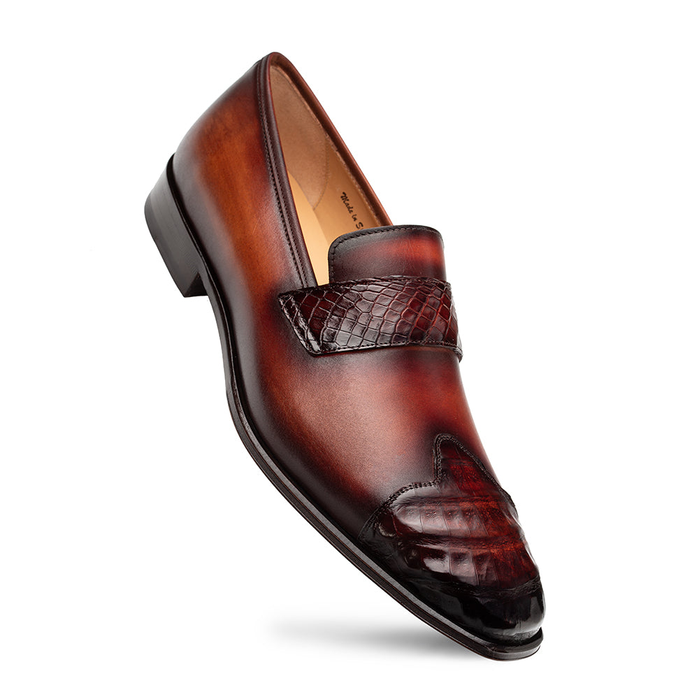 Croc/Patina Calf Loafer