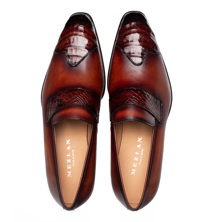 Croc/Patina Calf Loafer