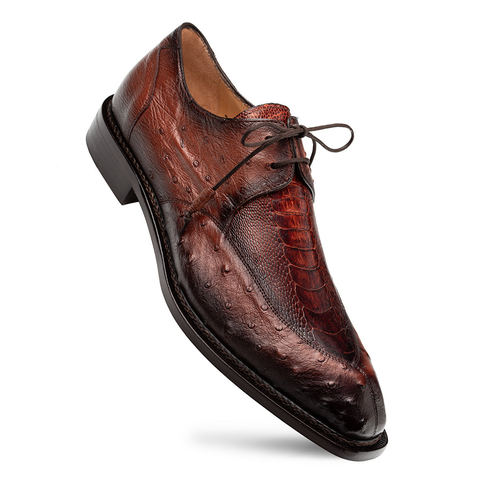 Cerler Ostrich Split Toe Derby