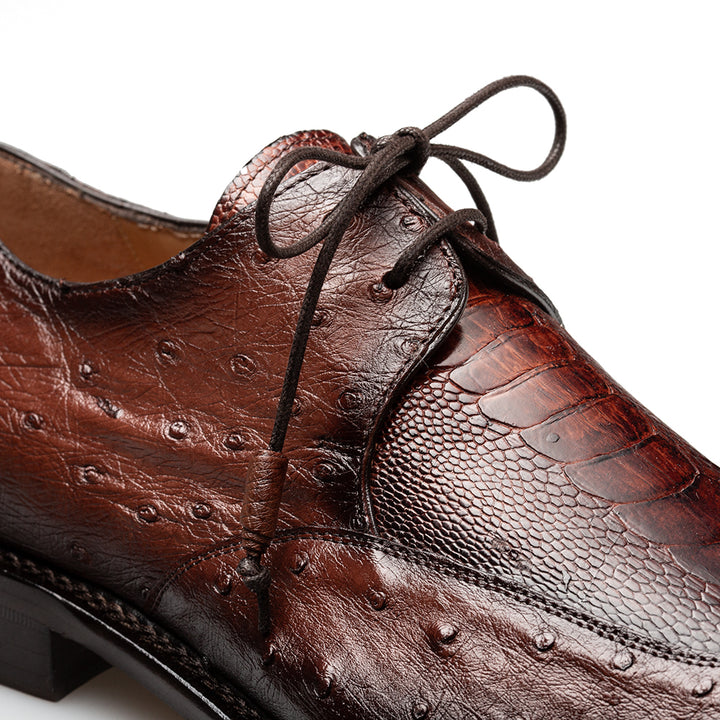 Cerler Ostrich Split Toe Derby