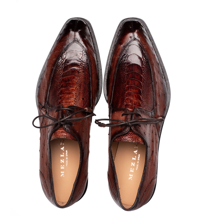Cerler Ostrich Split Toe Derby