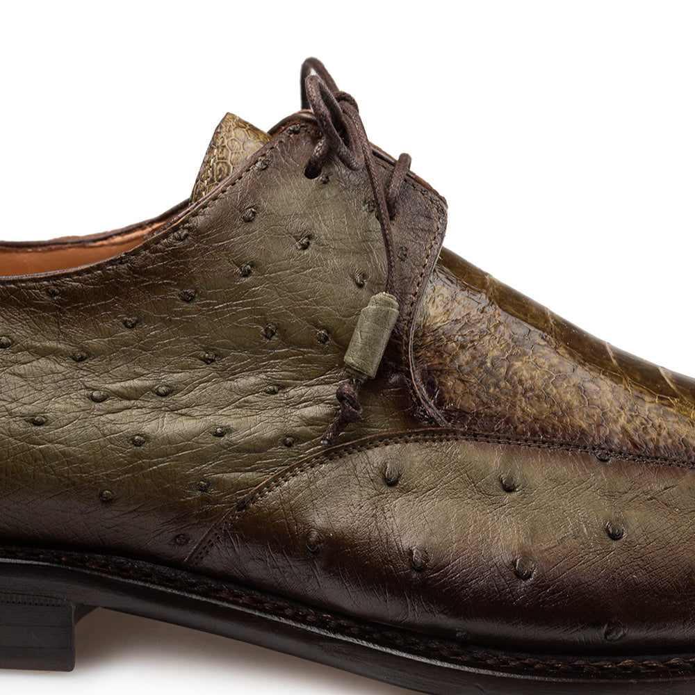 Cerler Ostrich Split Toe Derby