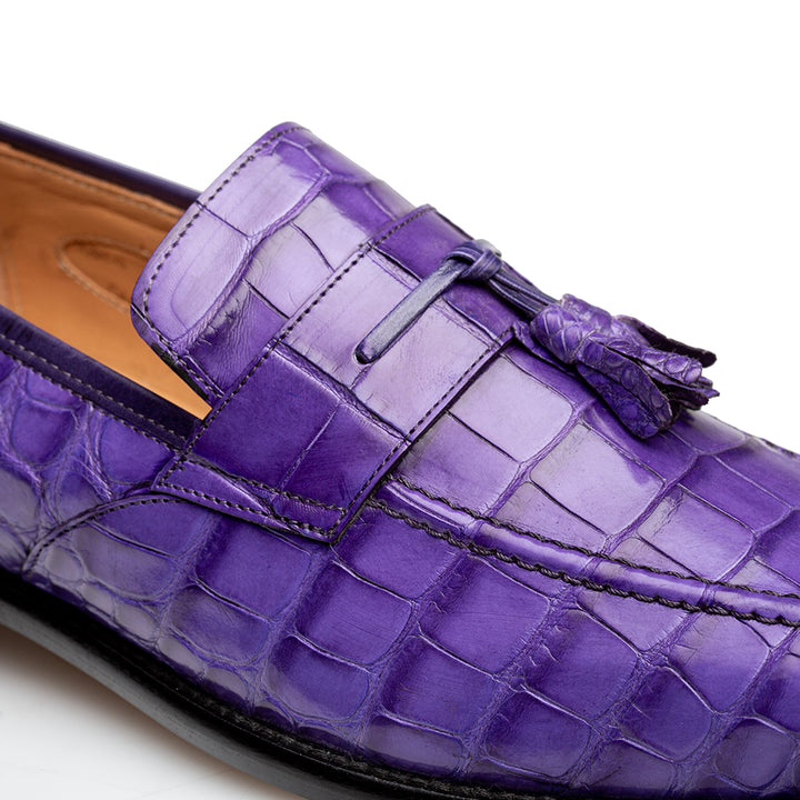 Alligator Tassel Loafer