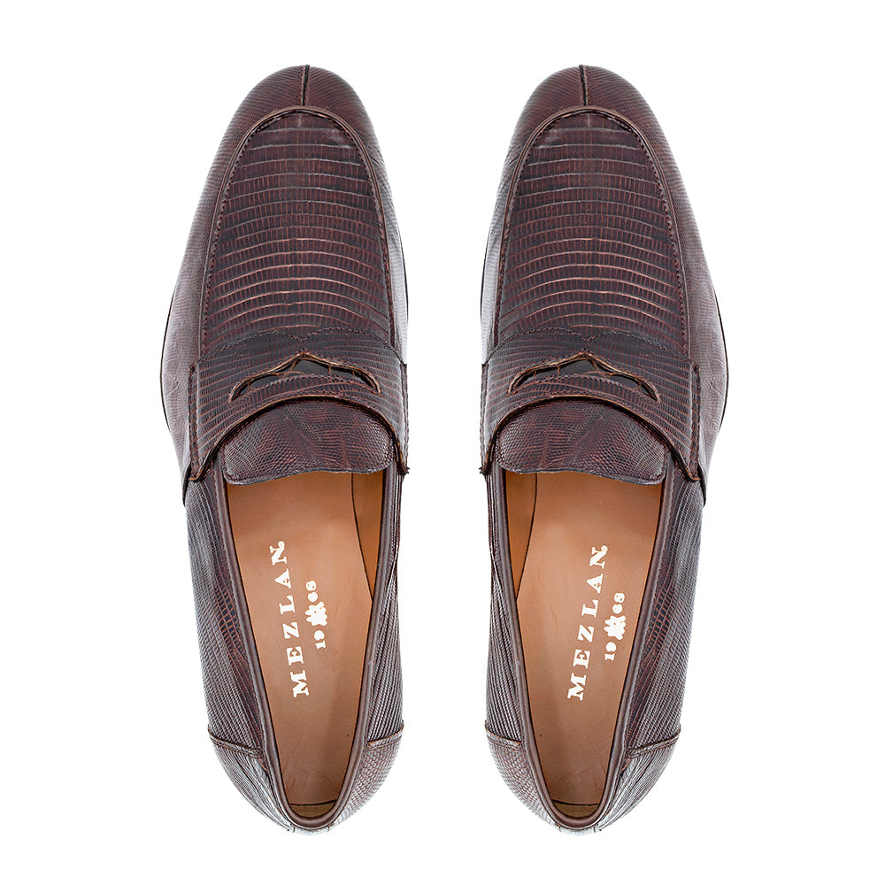 Lizard Penny Loafer