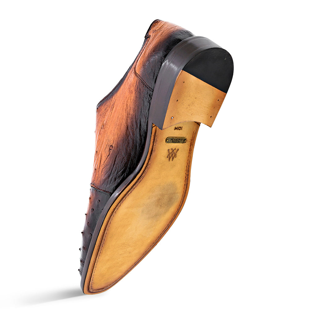 Ostrich Asymmetrical Monkstrap