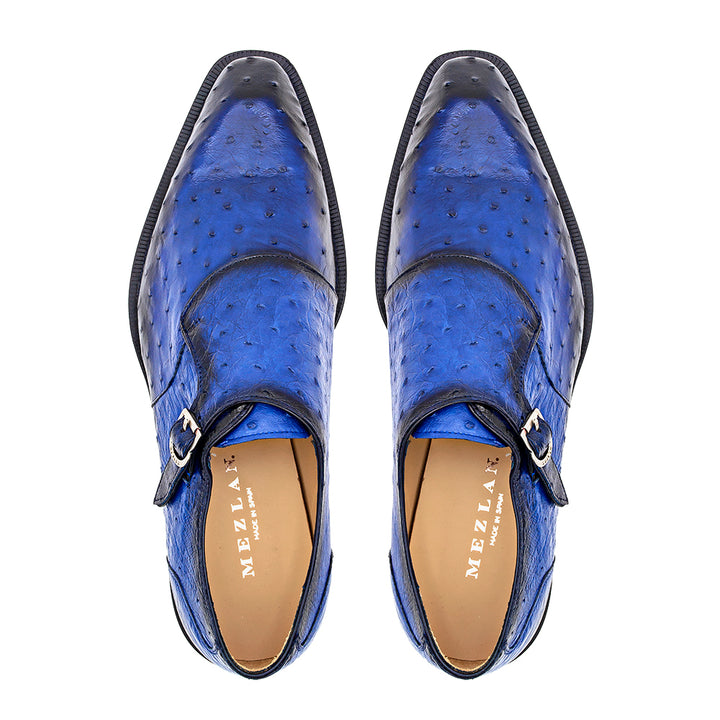Ostrich Asymmetrical Monkstrap