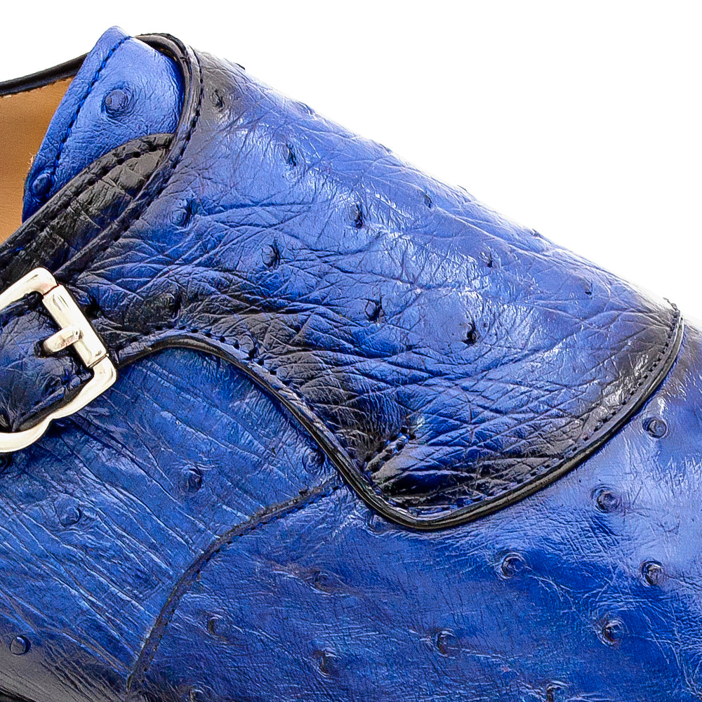 Ostrich Asymmetrical Monkstrap