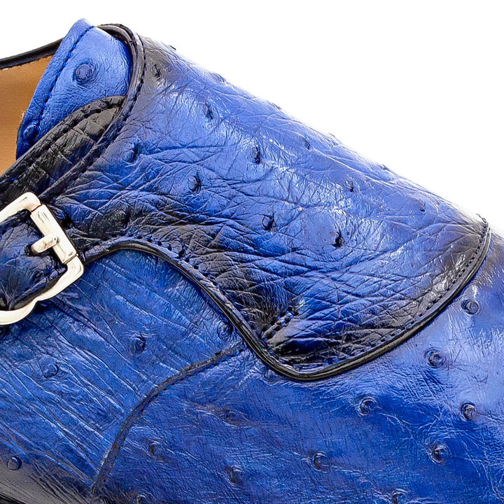 Ostrich Asymmetrical Monkstrap