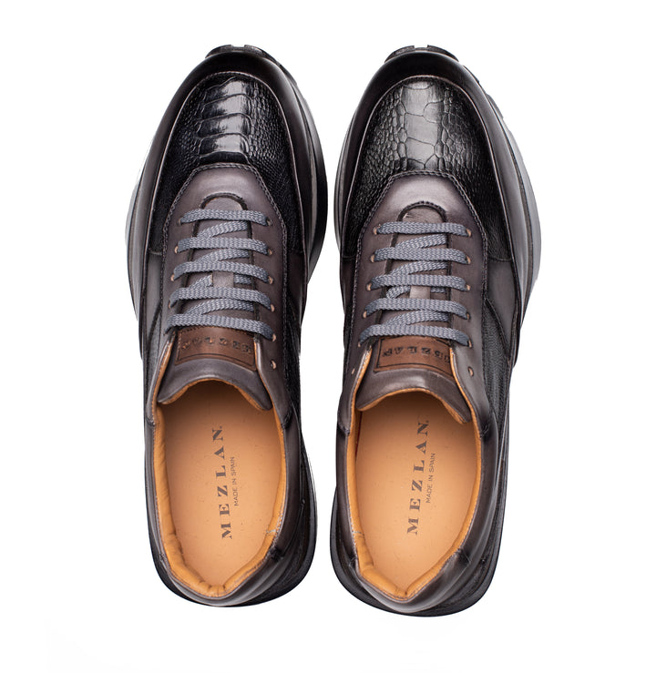 Arkley Calf/Ostrich Paw Sneaker