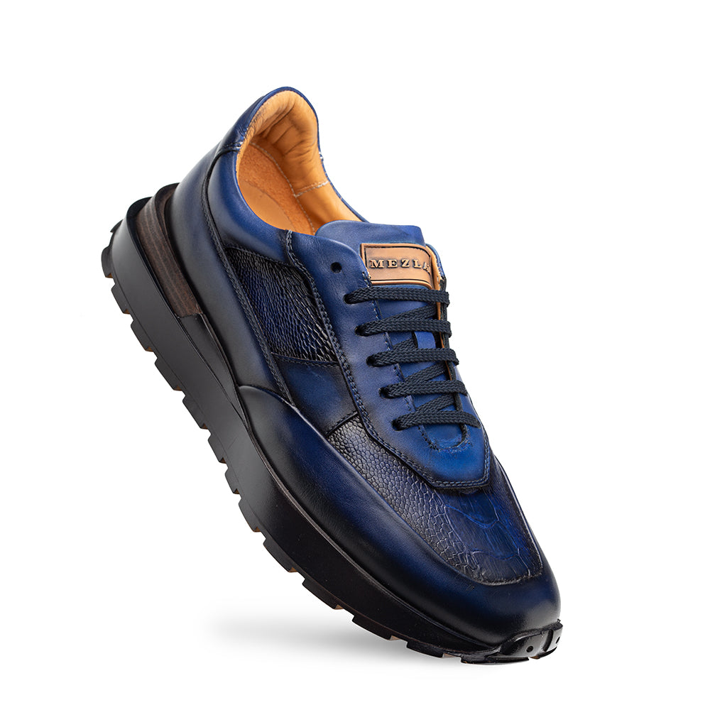 Arkley Calf/Ostrich Paw Sneaker