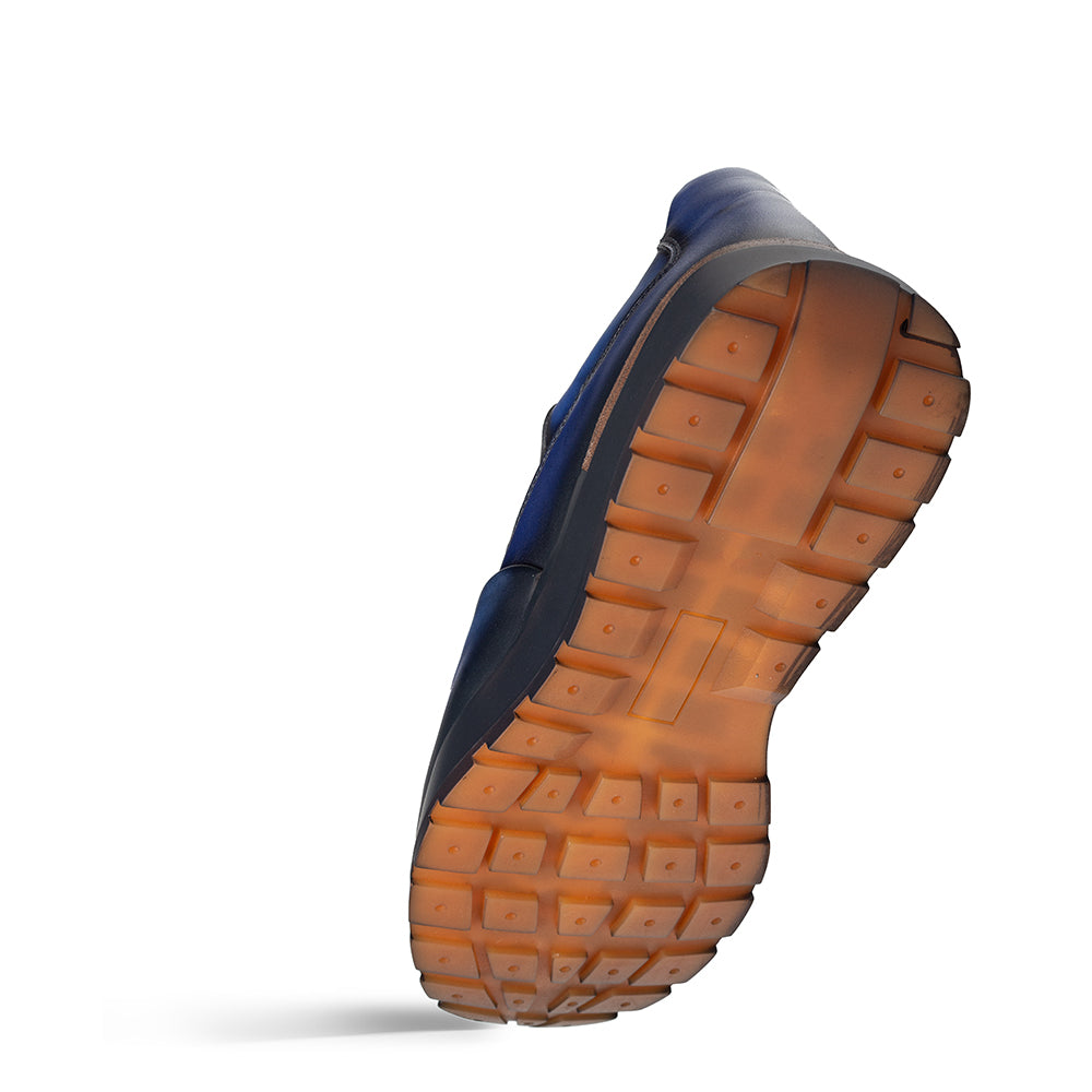 Arkley Calf/Ostrich Paw Sneaker