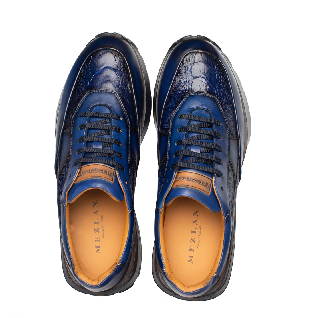 Arkley Calf/Ostrich Paw Sneaker