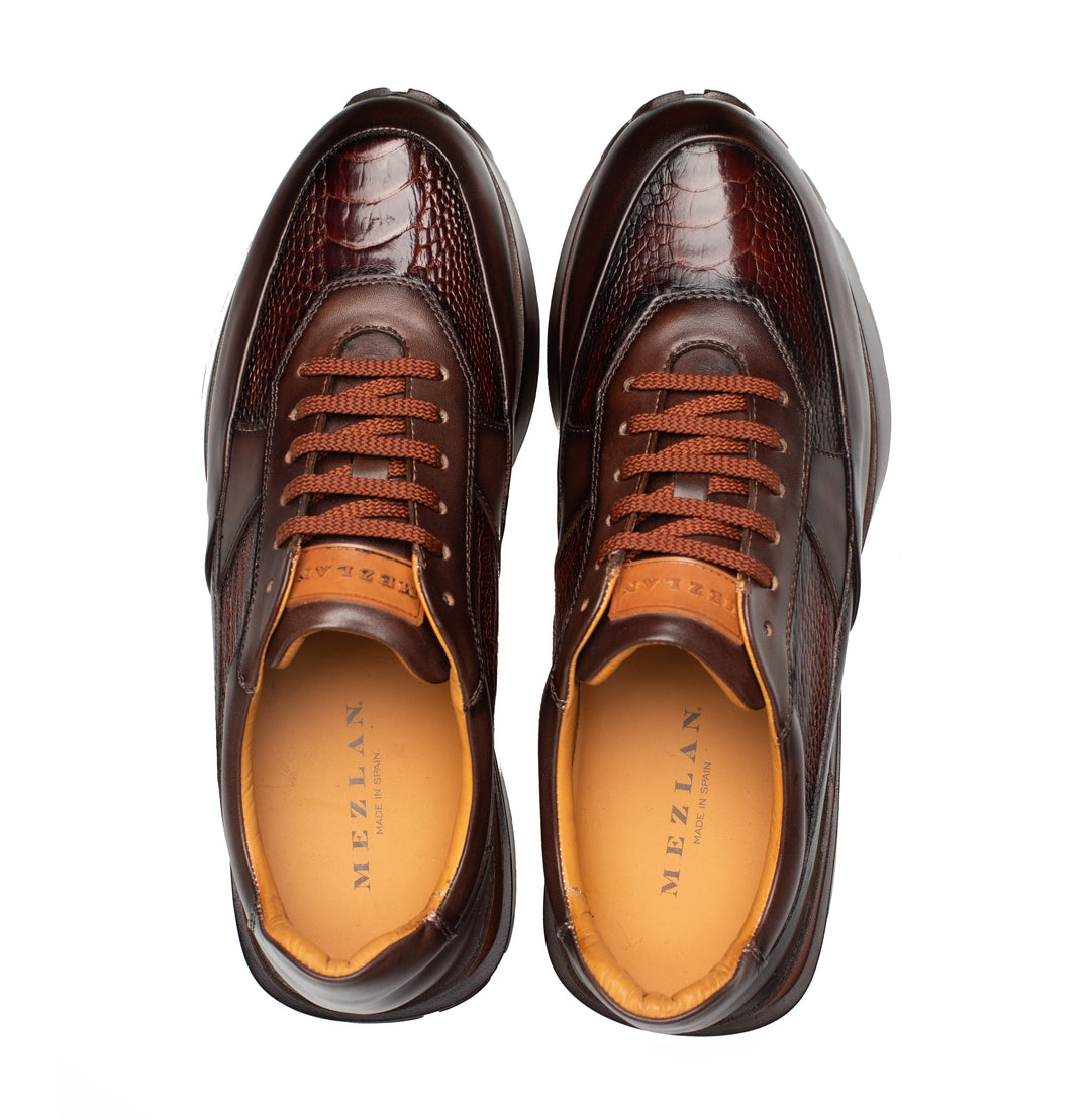 Arkley Calf/Ostrich Paw Sneaker