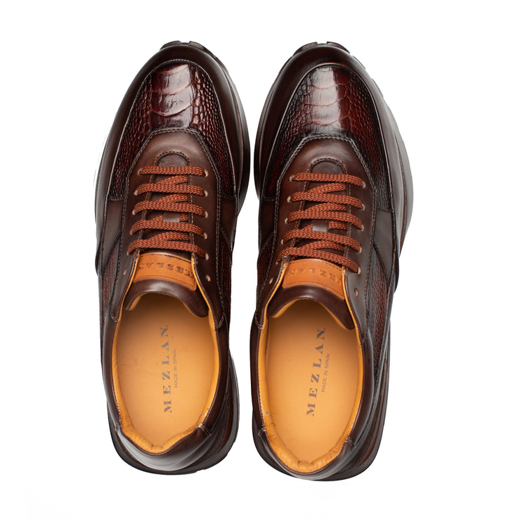 Arkley Calf/Ostrich Paw Sneaker