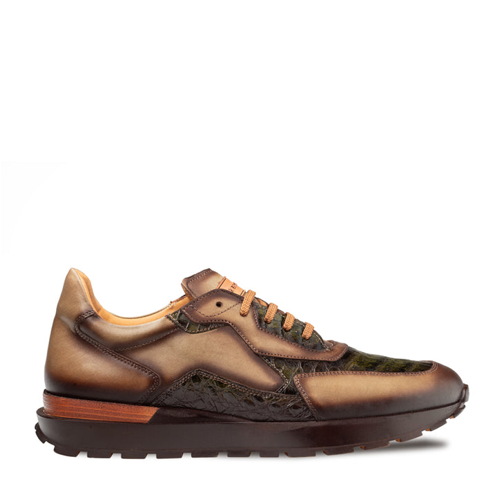 Beckton Patina/Croc Sneaker