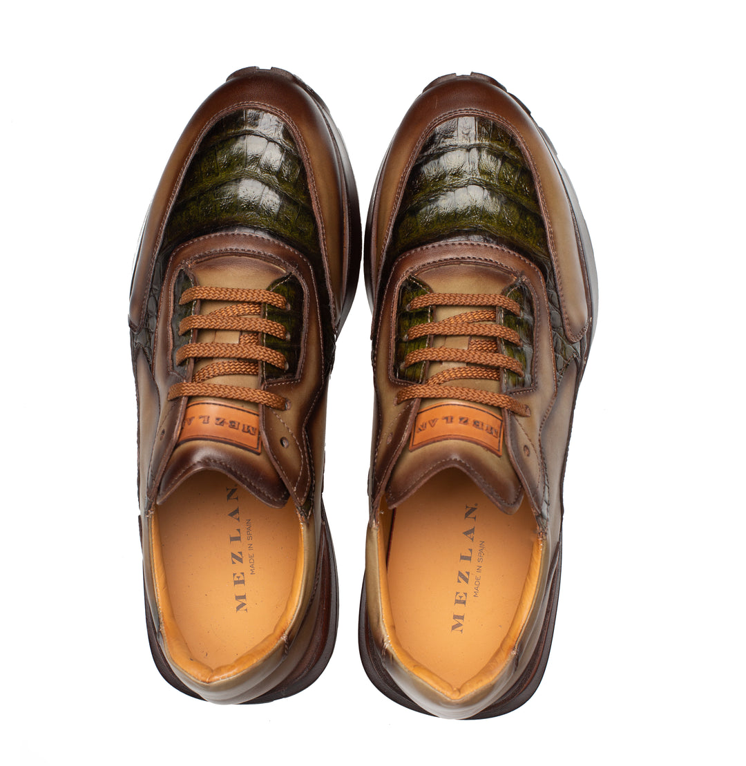 Beckton Patina/Croc Sneaker