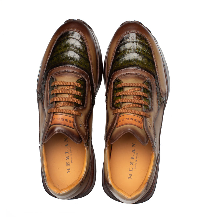 Beckton Patina/Croc Sneaker