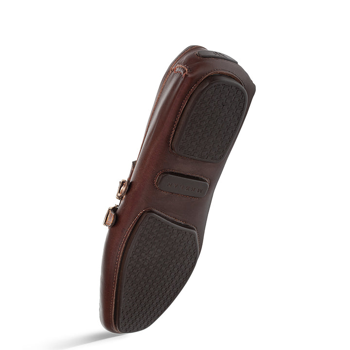 Crocodile/Calf Double Buckle Moc
