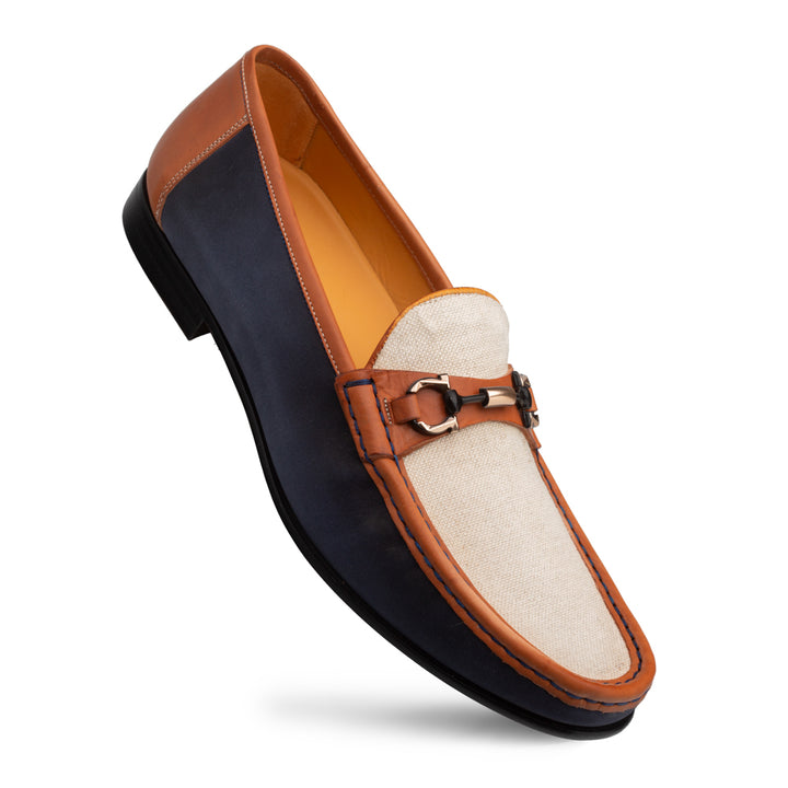 Keanll Nubuck/Linen Moccasin