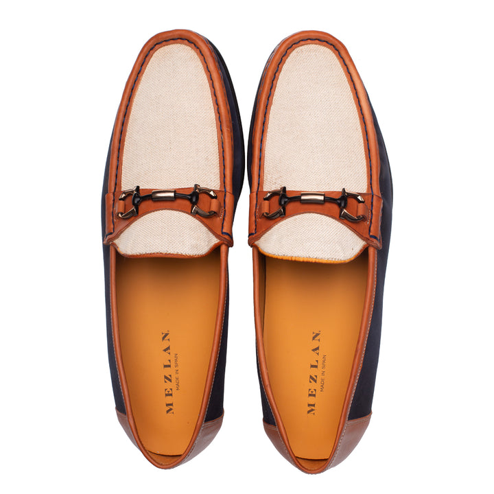 Keanll Nubuck/Linen Moccasin
