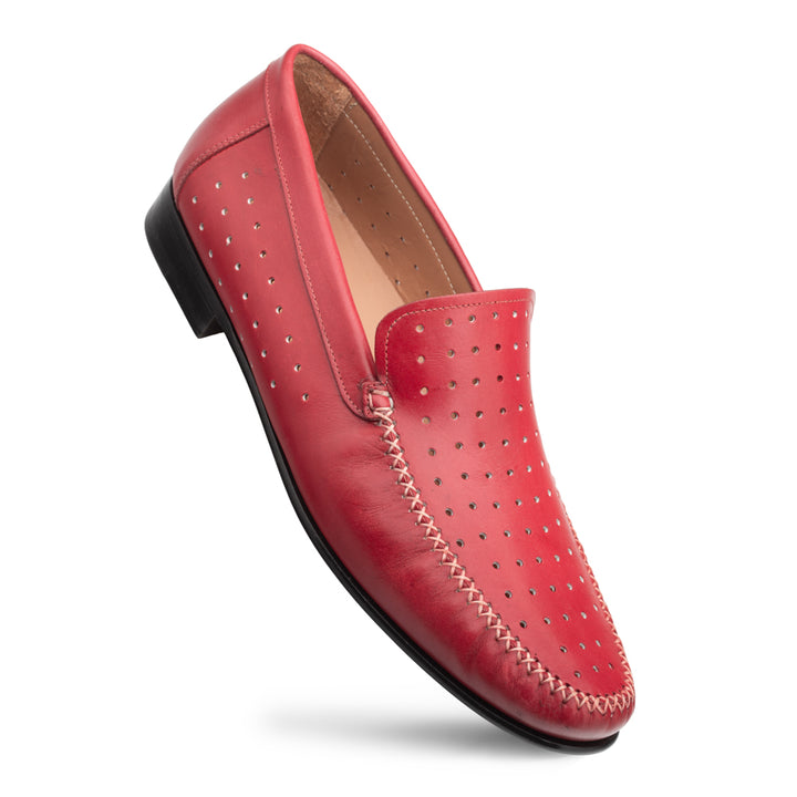 Perforated Calf Moccasin