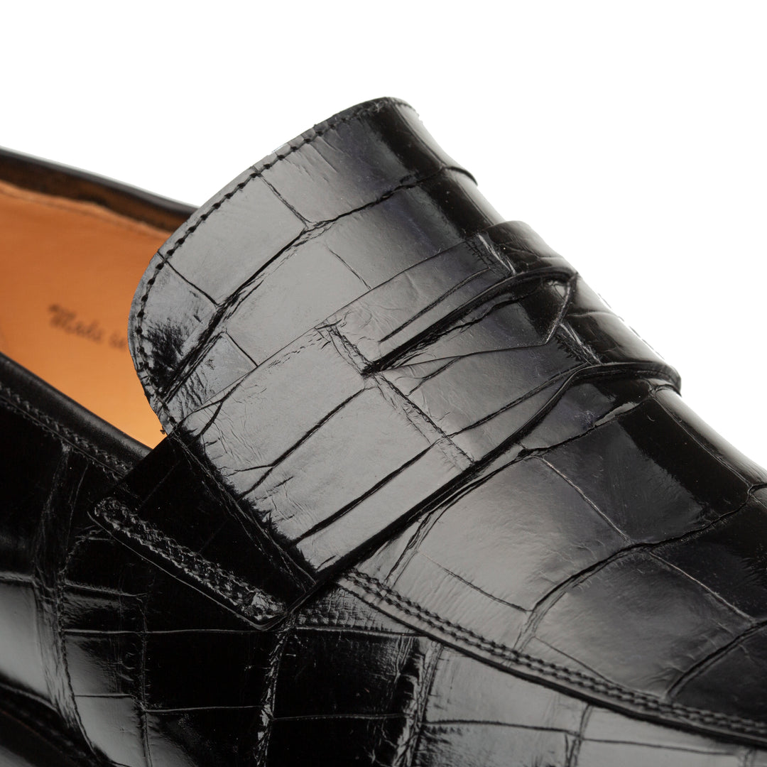 Piccolo Alligator Penny Loafer