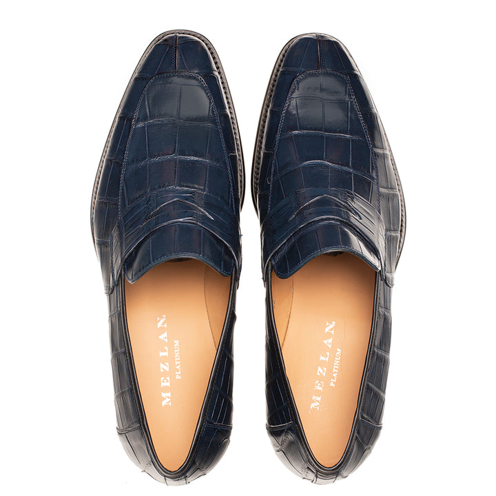 Piccolo Alligator Penny Loafer