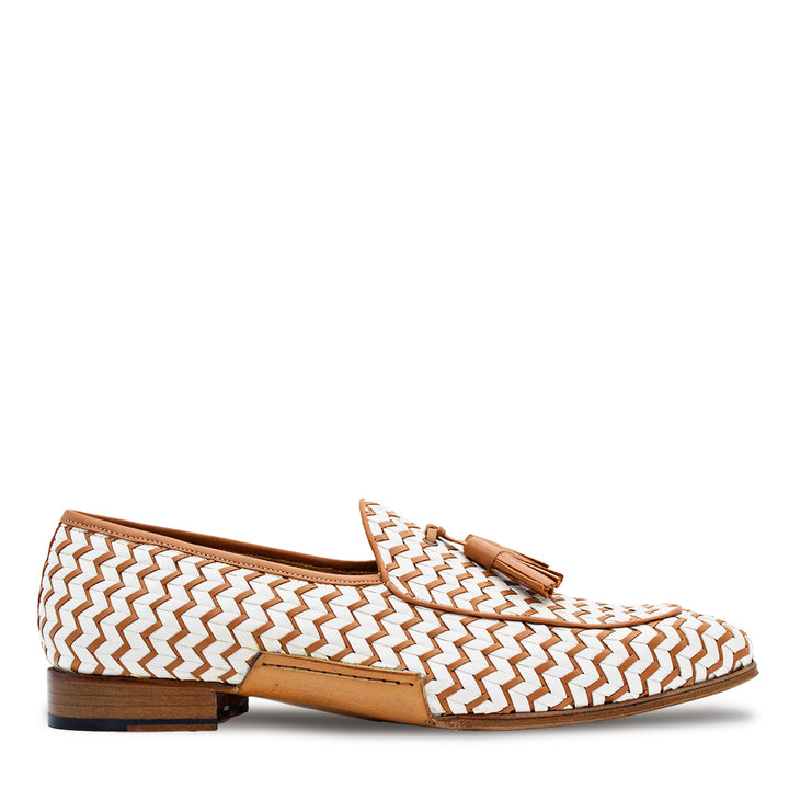 Sants Woven Two-Toned Slip On
