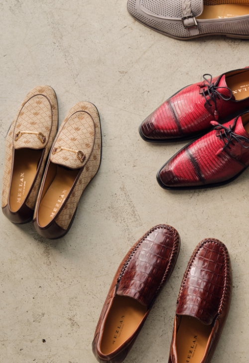 Mezlan, brand website product image