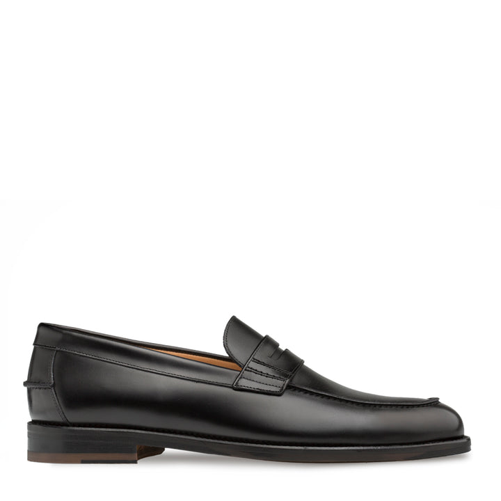 Mezlan Leather penny loafer e402 Shoes in Black