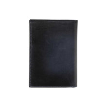 Load image into Gallery viewer, Graphite Black Grey Men&#39;s European Calfskin Leather Wallet - Bi-fold with Vintage Finish - Mezlan Wallets
