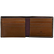 Load image into Gallery viewer, Honey Brown Tan Men&#39;s Leather Wallet - Tri-Fold Hand-Burnished European Calfskin - Mezlan Wallets
